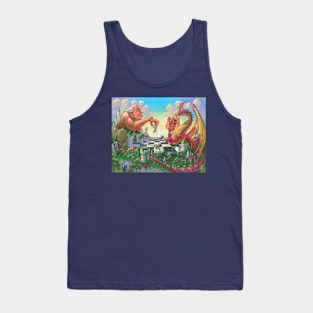 Dragon Chess Tank Top